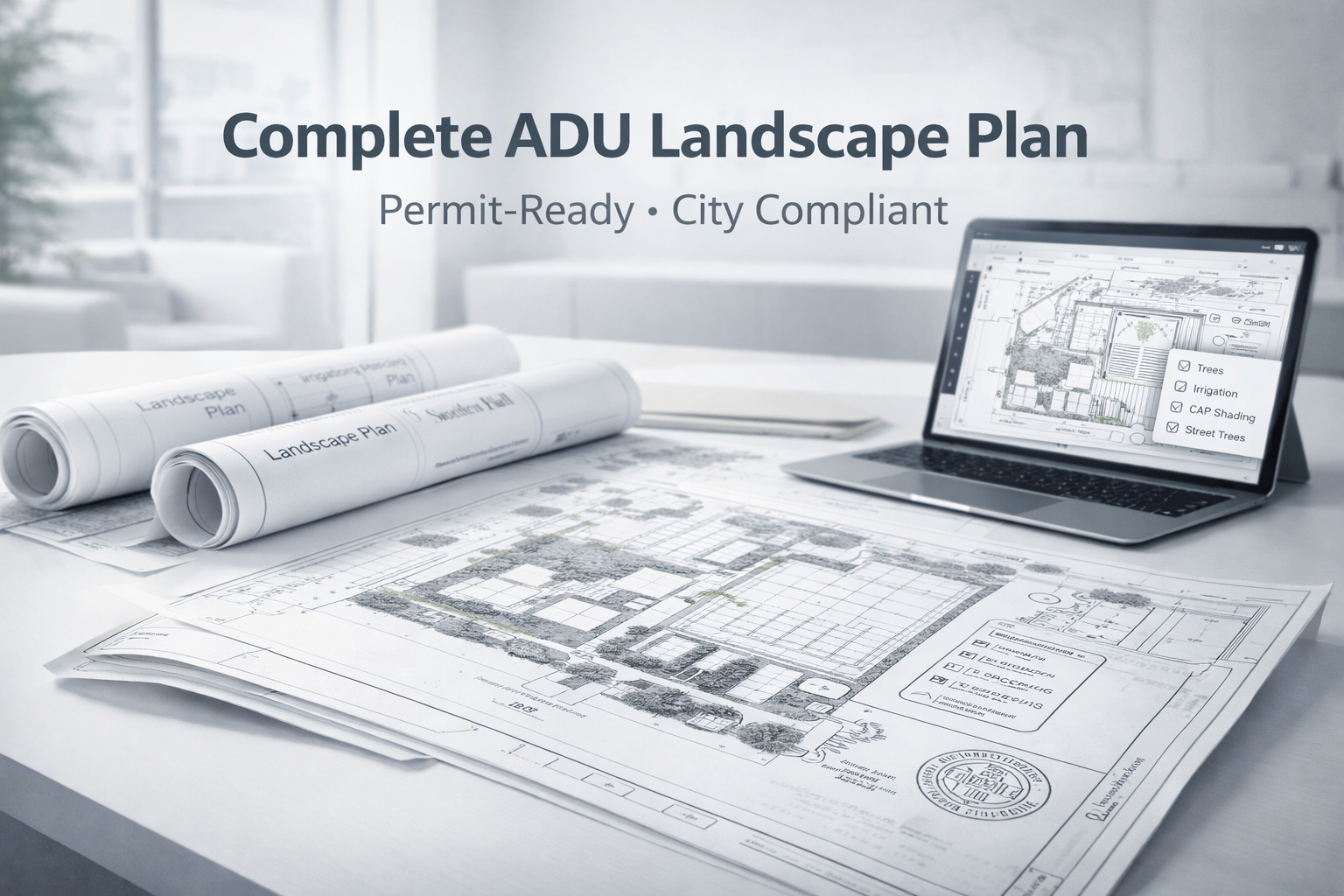Complete ADU Landscape Plan