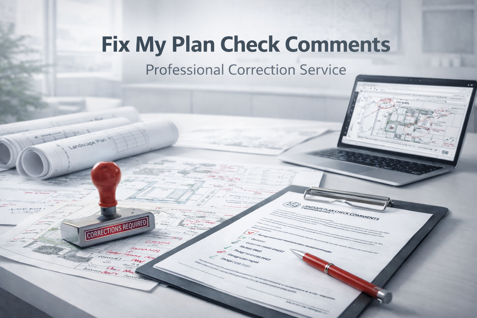 Fix My Plan Check Comments